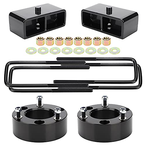 PROEZE 3" Front and 2" Rear Leveling Lift Kits for 2007-2023 Silverado 1500 / Sierra 1500, 3 inch Front and 2 inch Rear Strut Spacers Leveling Kit - Image 1