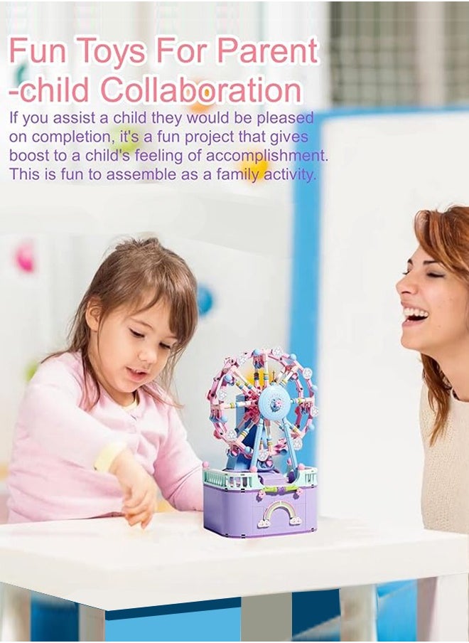 Music Box Building Toys, 710-Pcs Assemble Building Block DIY Educational Toys Set– Gift for Kids 3+ Years and Adults  - Image 3