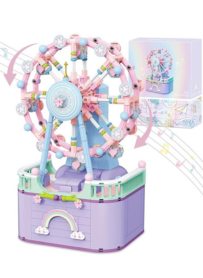 Music Box Building Toys, 710-Pcs Assemble Building Block DIY Educational Toys Set– Gift for Kids 3+ Years and Adults  - Image 4