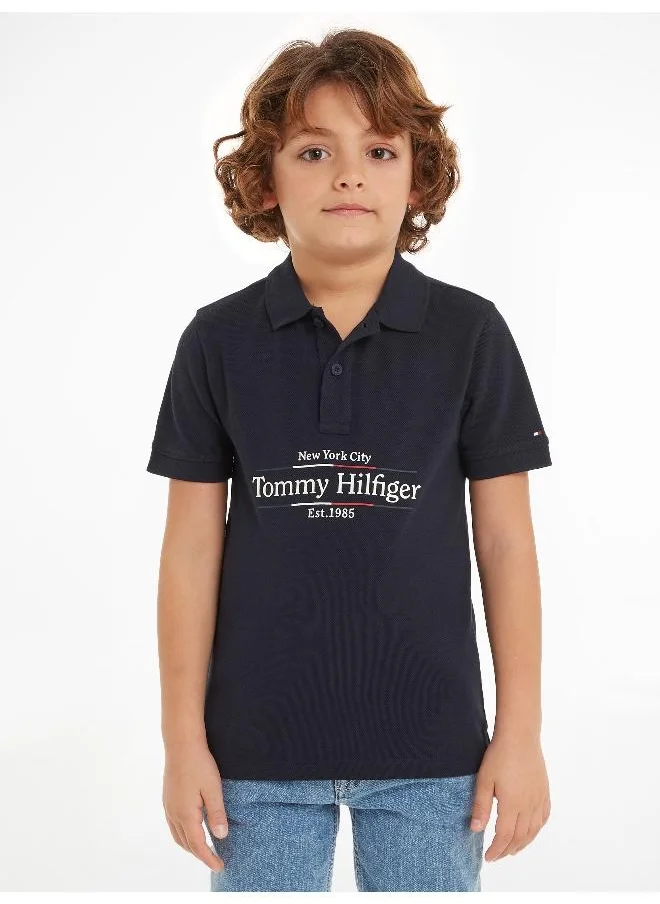 TOMMY HILFIGER Kids Logo Regular Polo