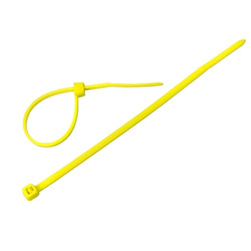 Electronicspices Electronic Spices Nylon Self Locking Cable Ties (100, Yellow, 2.5X150mm) - Image 2