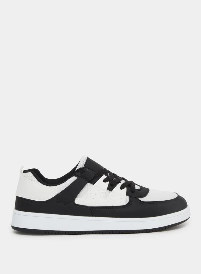 ستايلي Styli Color Block Lightweight Lace Up Sneakers