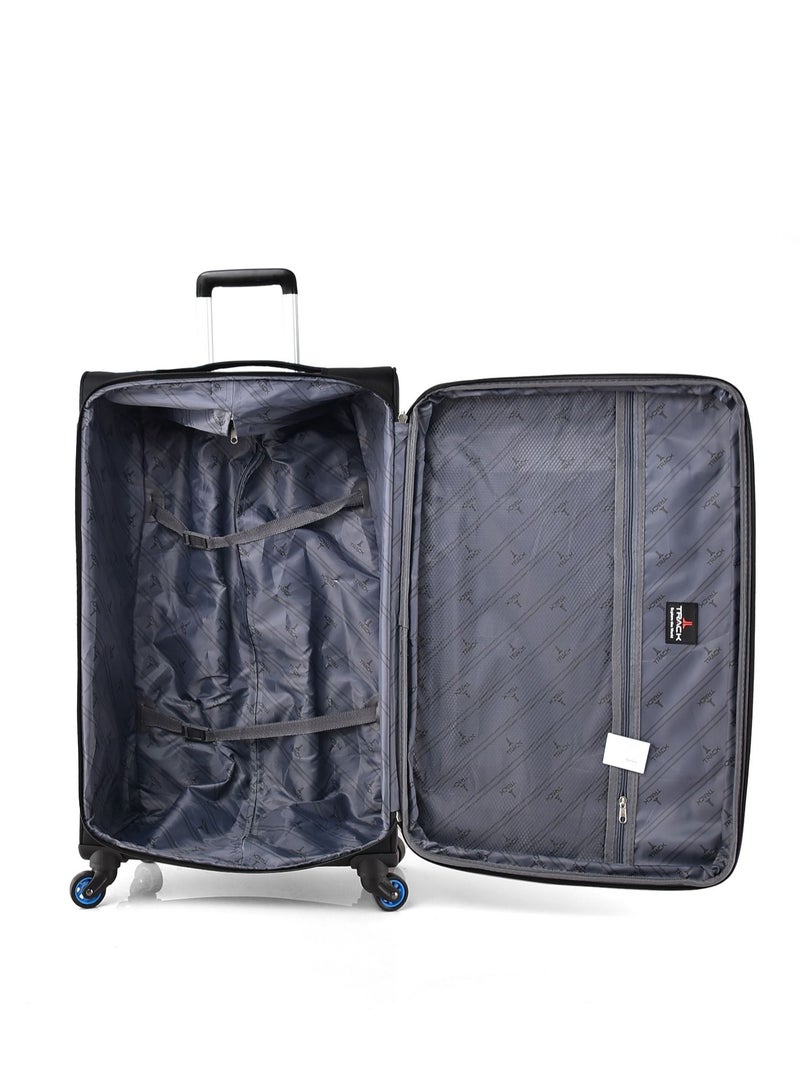 Track Luggage Set 4Pcs Fabric Trolley Travel Bag LW104/4P - Image 5