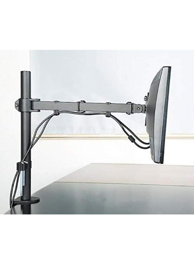 إيونتو ذراع تثبيت شاشة واحدة على المكتب - حامل شاشة قابل للتعديل بالكامل لشاشات LCD و LED حتى 27 بوصة، حامل مكتبي موفر للمساحة - Image 2