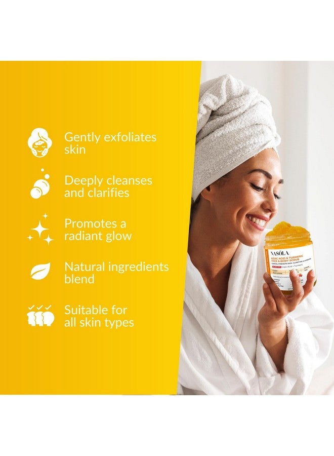 ناسولا مقشر الوجه والجسم بحمض الكوجيك والكركم من ناسولا - Image 2