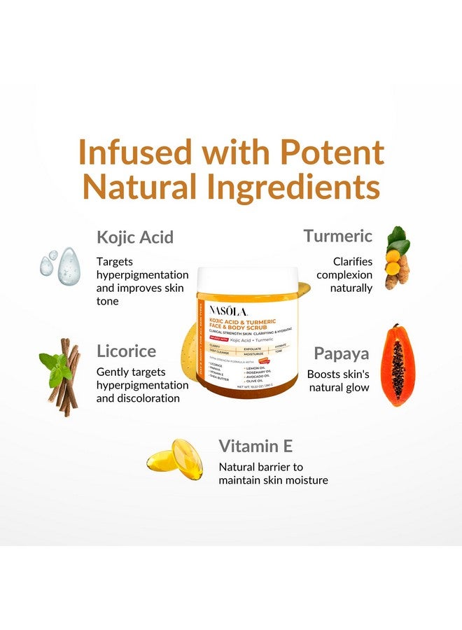 ناسولا مقشر الوجه والجسم بحمض الكوجيك والكركم من ناسولا - Image 3