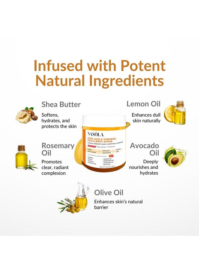 ناسولا مقشر الوجه والجسم بحمض الكوجيك والكركم من ناسولا - Image 4