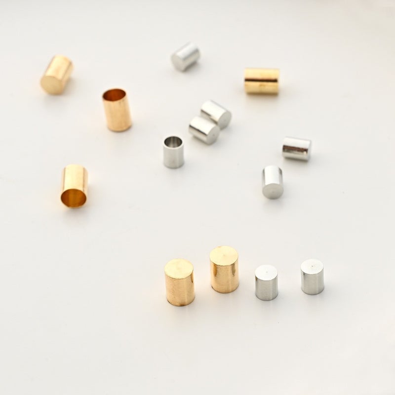 غطاء شرابة نحاسي مسطح الرأس لإكسسوارات DIY - Image 1