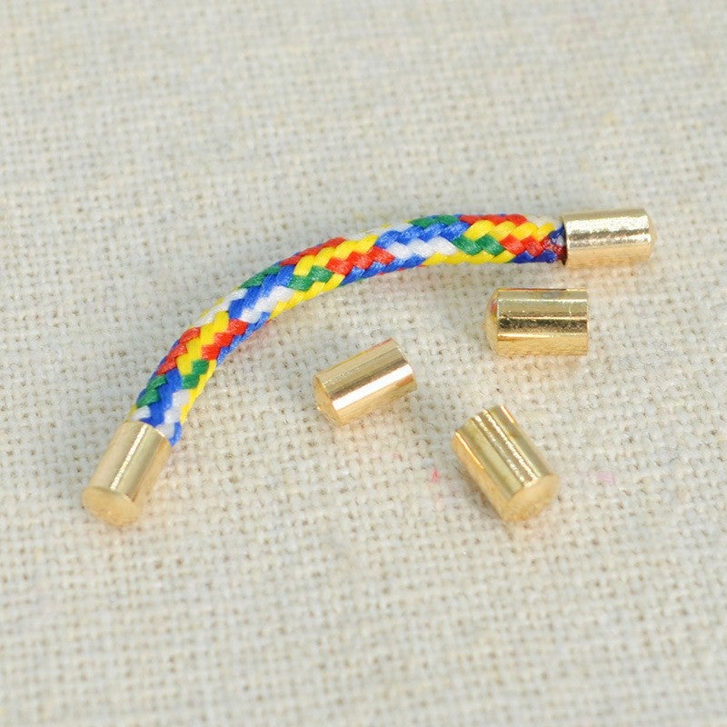 غطاء شرابة نحاسي مسطح الرأس لإكسسوارات DIY - Image 2