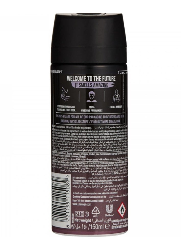 Axe Axe Spray Black Night 150 ML  - Image 2