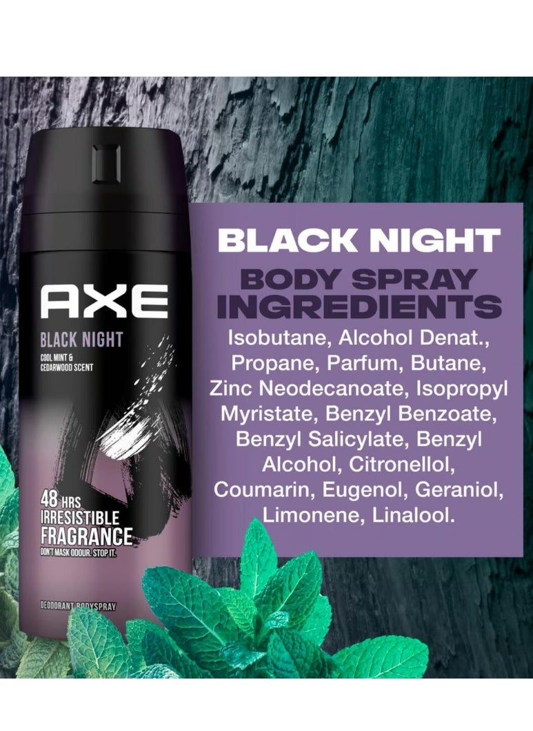 Axe Axe Spray Black Night 150 ML  - Image 3