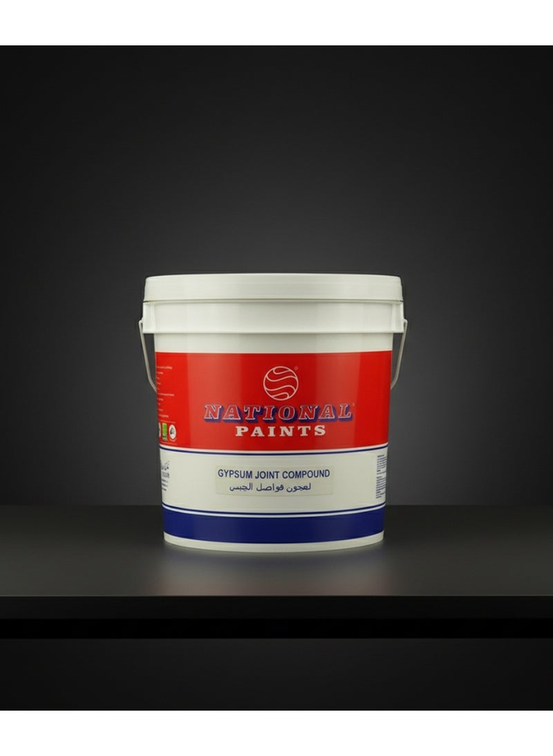 National Paints Gypsum Joint Compound – Acrylic Copolymer Based Interior Putty for Gypsum Boards & Cement Surfaces | Crack & Joint Filler for Smooth Finish  5Kg - Image 1