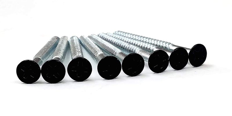 Hinge Outlet Wood Screws, Heavy-Duty Screws for Doors, Cabinets, Furniture & DIY Projects (Black,9 X 3 Inch, 24 Pack) - Image 2