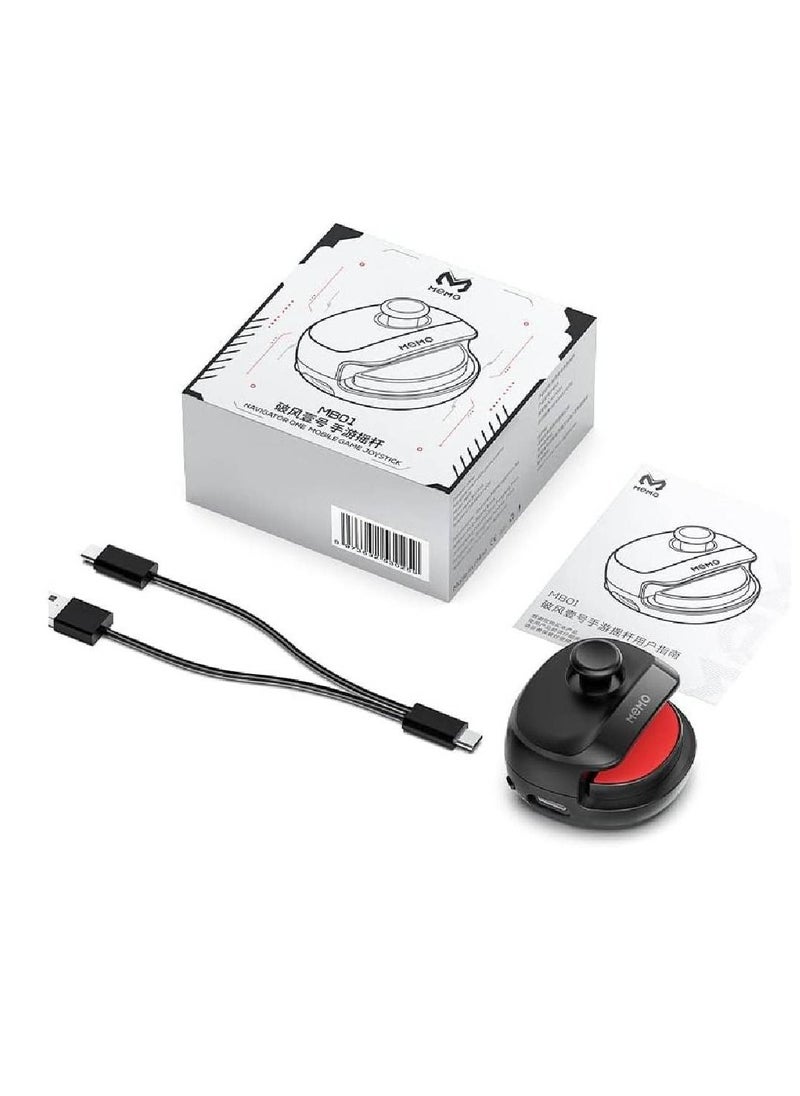 Memo MB01 Smart Light Portable Wireless Mobile Controller Joystick & Game Controllers For iphones, Android Phones PUBG Game Accessories black  - Image 4
