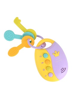 Baby Musical Smart Car Remote Key with Light and Sound,Early Educational Learning Teething Play Toys for Kids 12 Months and Up