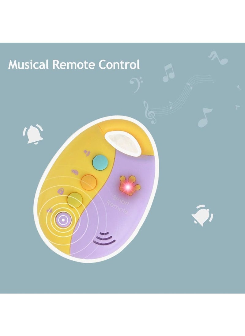 Gonice - Baby Musical Smart Car Remote Key with Light and Sound,Early Educational Learning Teething Play Toys for Kids 12 Months and Up - Image 1