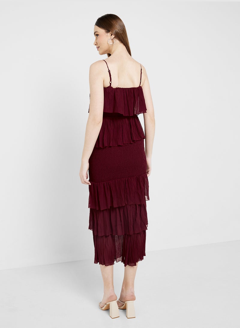 ELLA Tiered Chiffon Dress - Image 2