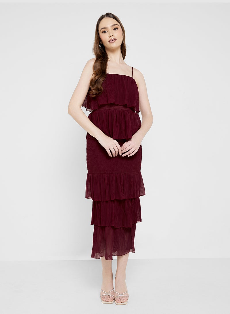 ELLA Tiered Chiffon Dress - Image 4