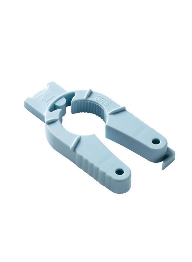 أزرق 2 قطعة مجموعة فاتحة العلب متعددة الوظائف 6 في 1 فتاحة علب يدوية أداة مطبخ مغناطيسية - Image 1