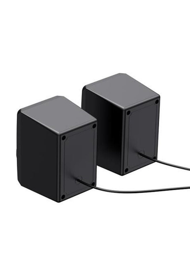 هافيت مكبر صوت هاي فاي لامب لاوتسبريتشر لألعاب الكمبيوتر مزود بمنفذ USB وضوء LED - Image 3