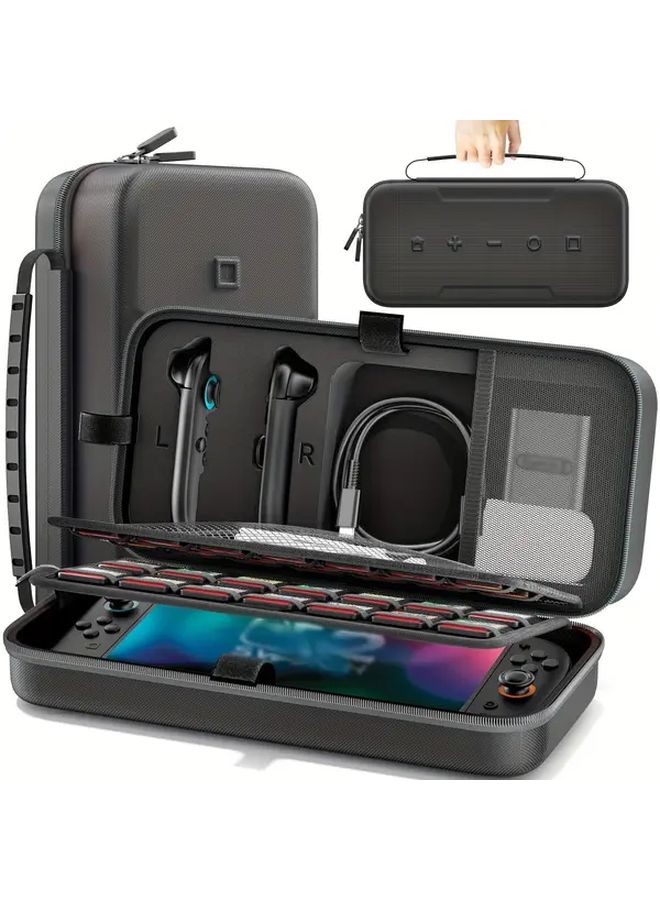 For Switch2 Storage Bag Black Multifunctional Anti Pressure Case Holder - Image 1