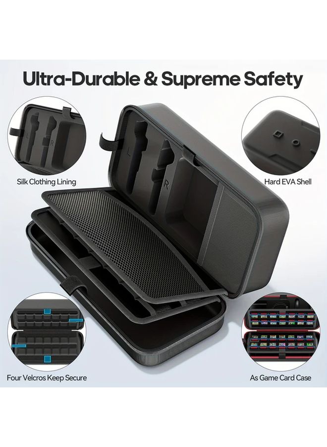 For Switch2 Storage Bag Black Multifunctional Anti Pressure Case Holder - Image 5
