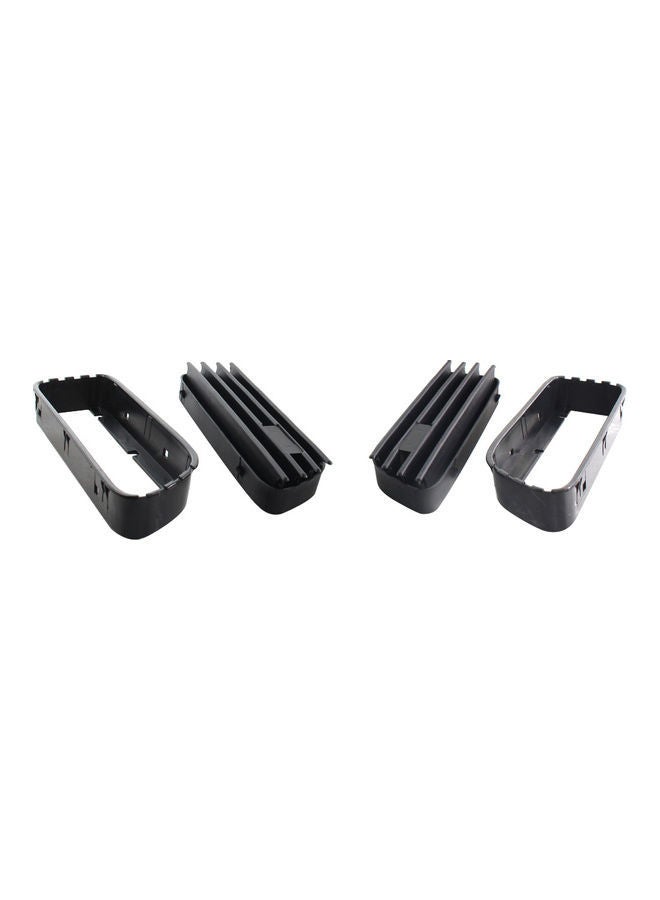 NIBEMINENT 2-Piece Glossy Side Grill Grille Fender Vent For BMW E46 M3 01-06  - Image 5