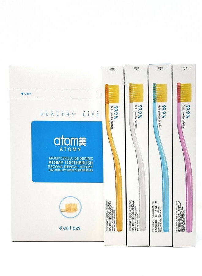ATOMY アトミ Atomi Atomy Atom Beauty atomi atomi Toothbrush Set of 8 - Image 1