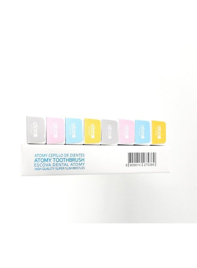ATOMY アトミ Atomi Atomy Atom Beauty atomi atomi Toothbrush Set of 8 - Image 2