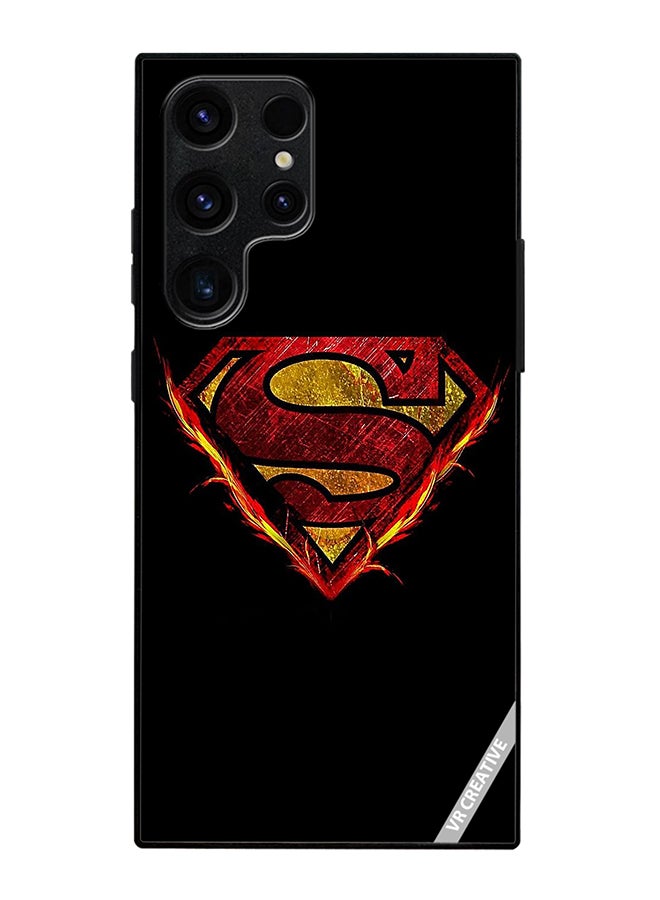 Protective Case Cover For Samsung Galaxy S25 Ultra Superman Design Multicolour