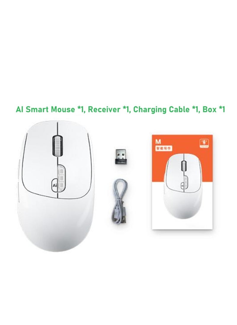 Chat GPT Mouse AI Smart Mouse Wireless Writing Mouse Intelligent Voice Mouse Voice Typing and Real-Time Translation Black