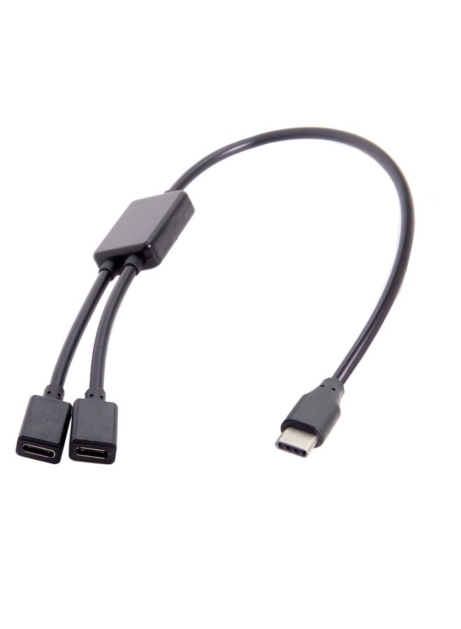 Uc-127 Mobile Tablet Type-c Usb-c Hub Dock Concentrator One-to-two Split Keyboard Mouse Connection Cable-Number Of Interfaces:UC-127  - Image 2