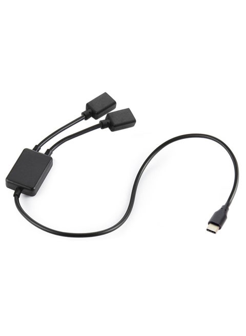 Uc-127 Mobile Tablet Type-c Usb-c Hub Dock Concentrator One-to-two Split Keyboard Mouse Connection Cable-Number Of Interfaces:UC-127