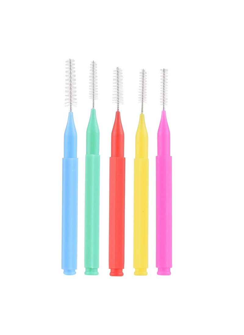 Generic - 100 Pieces Interdental Brushes Dental Floss Toothpick Braces Brush Tooth Cleaning Tool Interdental Brush Tooth Care Tool - Image 1