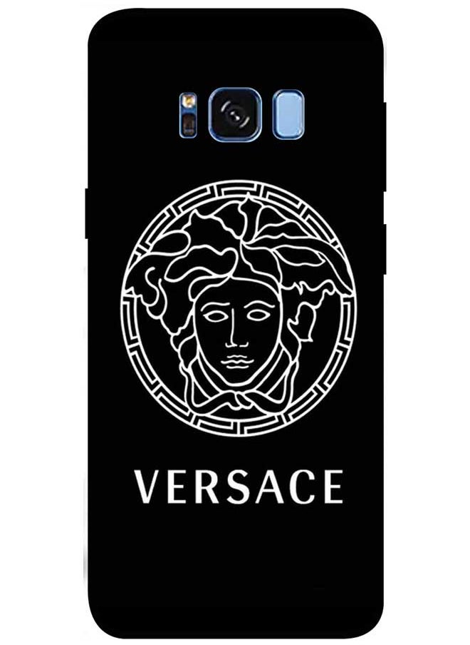 EYE CATCH - Protective Case Cover For Samsung Galaxy S8 Plus Smart Series Printed Protective Case Cover for Samsung Galaxy S8 Plus Versace Logo - Image 1