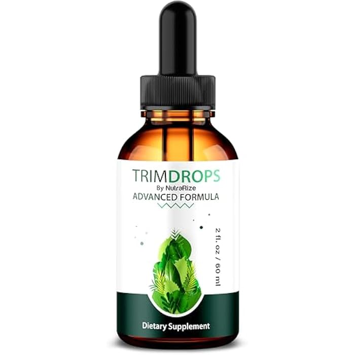 NutraRize Trim Drops Liquid, Official TrimDrops for Overall Health & Wellness, All Natural Formula to Maintain Healthy Body, Premium Trim Drops Formula, TrimDrops Gotas Review (30 Servings) - Image 1