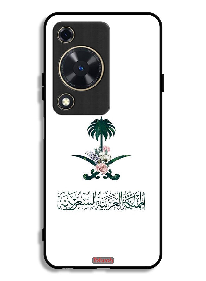 Tolwak Huawei Nova Y63 Protective Case Cover Kingdom Of Saudi Arabia Sign Of Flowers