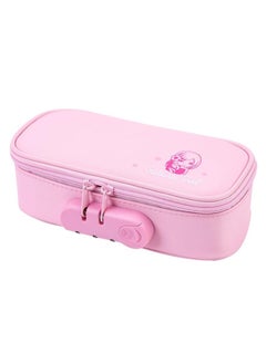 Pencil Case Holder Bag, Pen Collector Organizer with Zipper, Large Capacity Rollerball Ballpoint Pouch Display Storage Carrying Box for Students(Pink)