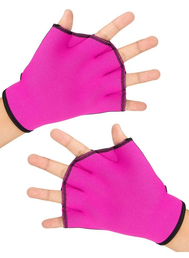 FitsT4 Sports Aqua Gloves Webbed Paddle Swim Gloves Fitness Water Aerobics And Swimming Resistance Training Gloves For Men Women Children - Image 5