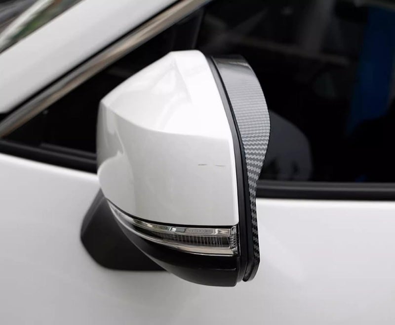 ANUNFRRE Car Accessories Fit for Toyota Highlander 2020-2026 Toyota RAV4 2019-2025 ABS Side Door Rearview Mirror Rain Shield Protector Cover Frame Trims （Carbon fiber） 2PCS - Image 5