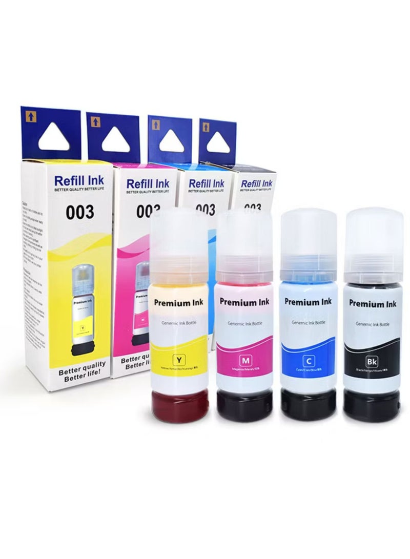 Terabyte حبر تعبئة عالي الجودة EP003 لحبر السوبليماشن للأكواب EP003 003 متوافق مع طابعة إبسون L3110/L3150/L3101/L3100 - Image 1