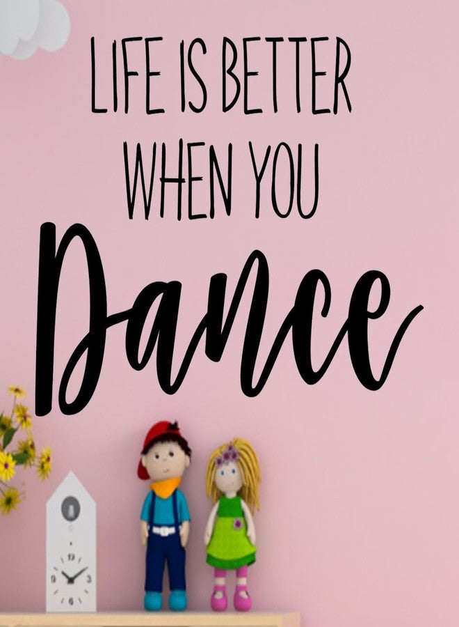 Ceybo Wall Decals | Inspirational Wall Stickers - Removable Wall Decals Peel and Stick Vinyl Quotes for Classroom, Girls Room, Dance and Ballet Academy - Wall Quotes Decor Stickers - 28" x 20" - Image 3