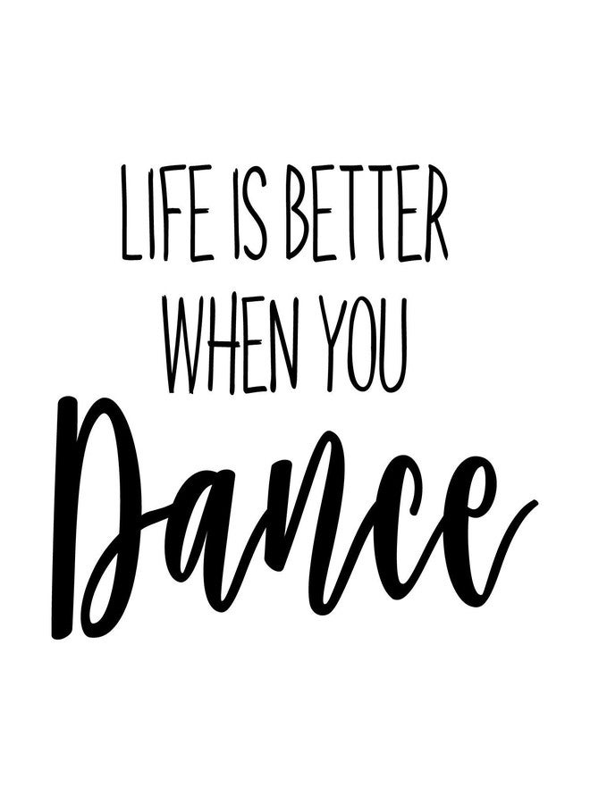 Ceybo Wall Decals | Inspirational Wall Stickers - Removable Wall Decals Peel and Stick Vinyl Quotes for Classroom, Girls Room, Dance and Ballet Academy - Wall Quotes Decor Stickers - 28" x 20" - Image 2