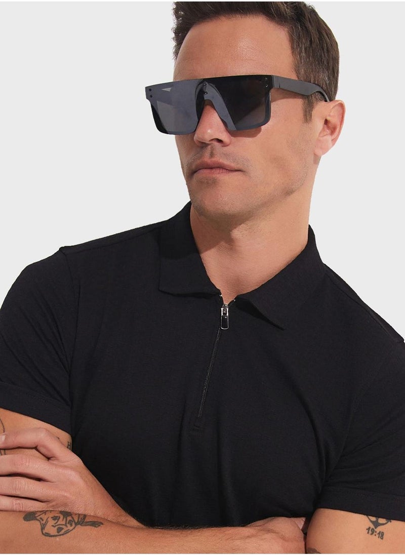 JUNE Pocket Detail Polo Shirt - Image 4