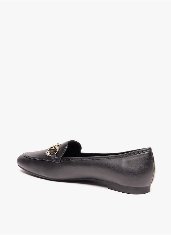 Celeste - Women's Embellished Slip-On Loafers - Image 1