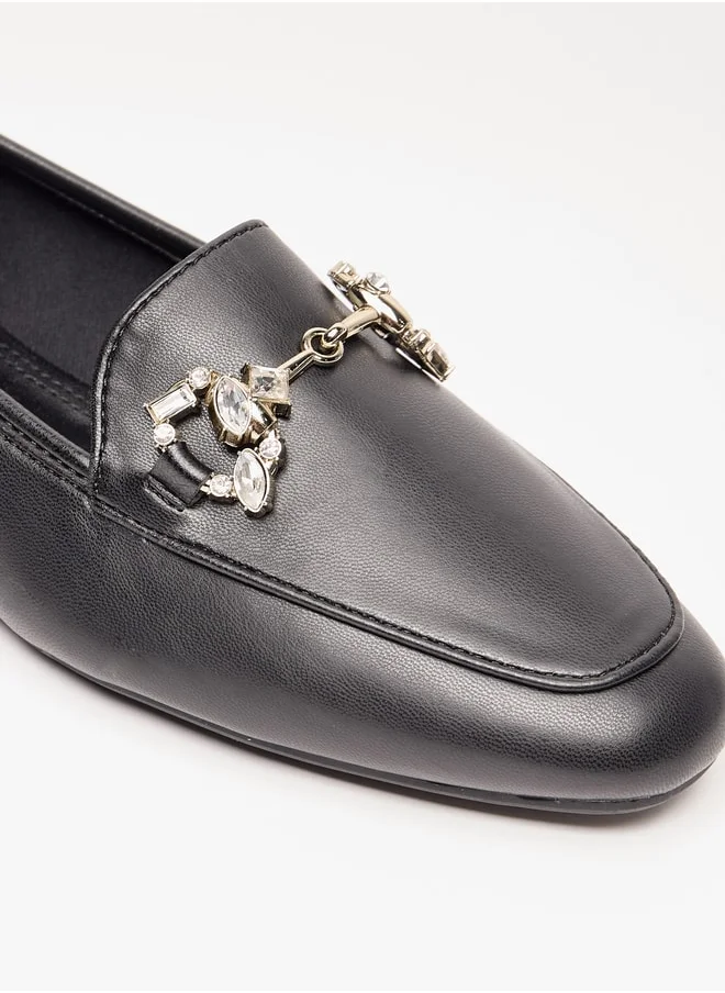 سيليست Women's Embellished Slip-On Loafers