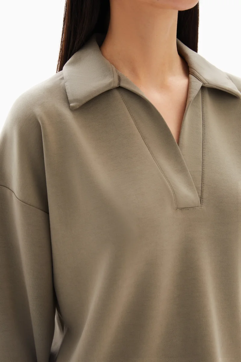 Wecre8 Taupe Soft Set of Top and Trousers By WECRE8