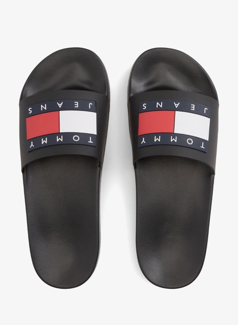 TOMMY JEANS Flag Badge Pool Slides - Image 3