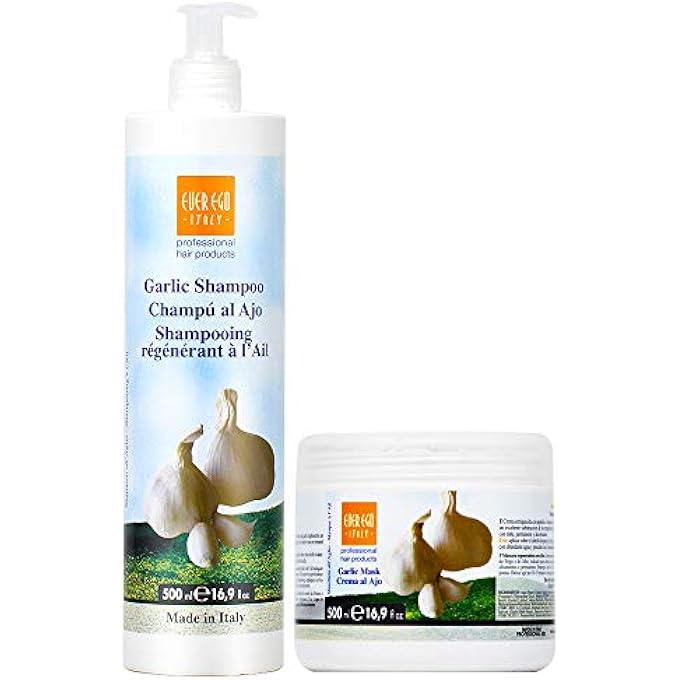 EVER EGO ALTEREGO EVER EGO GARLIC SHAMPOO 500ML & GARLIC HAIR MASK 500ML DUO SET - Image 1