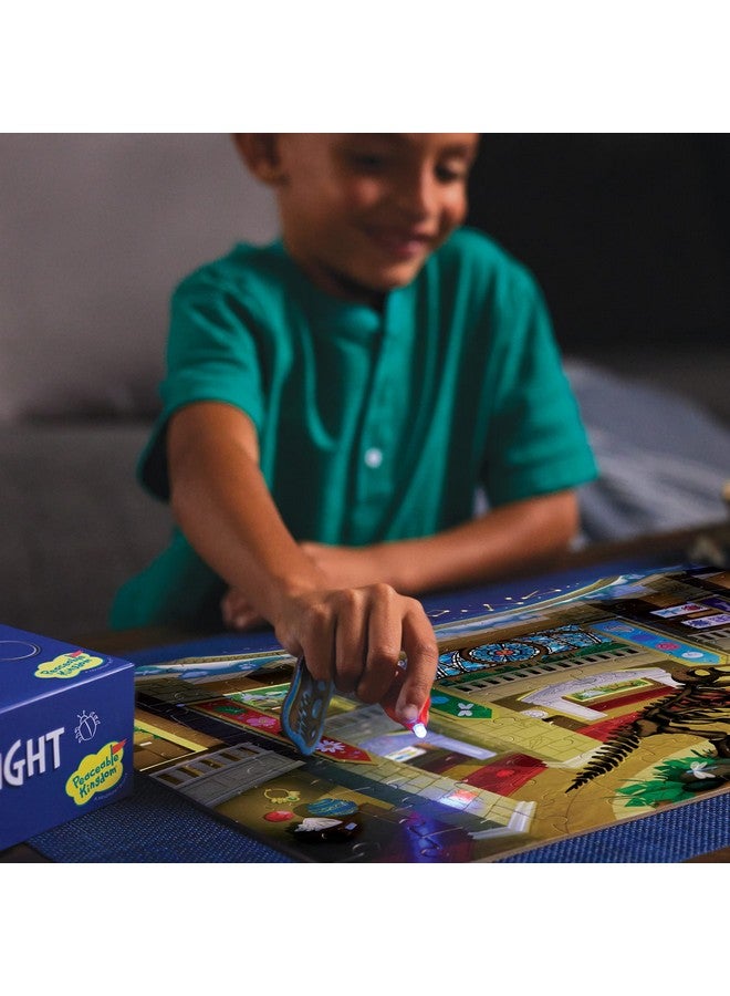 Peaceable Kingdom Museum At Midnight 100Pc. Seek & Find Glow Puzzle For Kids Ages 6 & Up Included Blacklight Reveals Hidden Items Great For Home Or Classrooms - Image 5